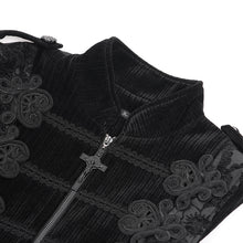 Load image into Gallery viewer, WT090 Chenille cashew jacquard vest
