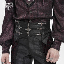 Load image into Gallery viewer, AS291 Gothic Glossy Jacquard Cross Belt
