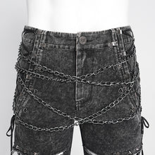 Load image into Gallery viewer, PT277 Punk ripped trousers

