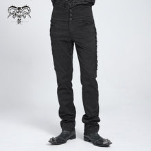 Load image into Gallery viewer, PT010 formal party jacquard men high waist floral Gothic trousers
