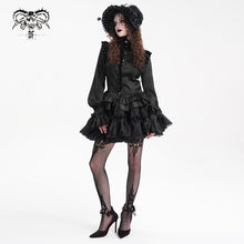 Load image into Gallery viewer, SHT122 Long Sleeve Stand Collar Gothic Blouse
