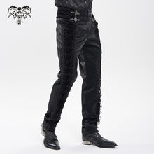 Load image into Gallery viewer, PT29801 Gothic Non-Stretch Patterned Leather Trousers
