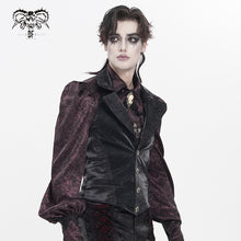 Load image into Gallery viewer, WT10301 Gothic-Patterned Leather Short Vest
