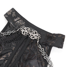 Load image into Gallery viewer, SKT235 Brown Han Dynasty element dragon pattern cheongsam dress
