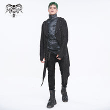 Load image into Gallery viewer, CT21801 Dark punk hooded knitted men&#39;s jacket
