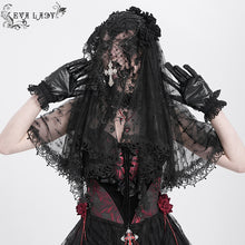 Load image into Gallery viewer, EAS023 Seven Roses Diamond mesh Veil
