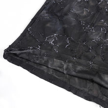 Load image into Gallery viewer, TT292 Irregular burnt raw edge punk T-shirt
