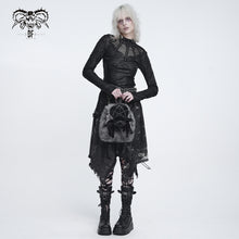 Load image into Gallery viewer, AS31802 Black and Grey Gothic Spider Plush Backpack
