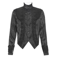 Load image into Gallery viewer, SHT15801 Gothic-Style Long-Sleeve Shirt with Branch Pattern
