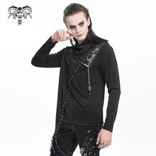 Load image into Gallery viewer, TT285 Knitted laminated high collar long sleeve T-shirt
