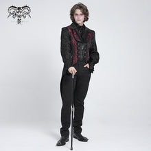 Load image into Gallery viewer, WT095 Rose Jacquard Swallowtail Vest
