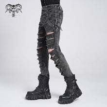 Load image into Gallery viewer, PT277 Punk ripped trousers
