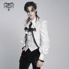 Load image into Gallery viewer, SHT15302 Faux Two-Piece Paisley Men Gothic Shirts

