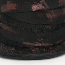 Load image into Gallery viewer, AS28501 Gothic Hand-Painted Top Hat with Side Ruffles and Tassels
