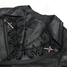 Load image into Gallery viewer, CT281 Gothic Glossy Jacquard Jacket
