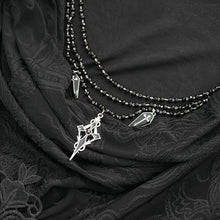 Load image into Gallery viewer, TT290 3D Flower Shoulder Hollow out Gothic T-shirt
