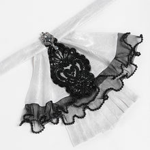 Load image into Gallery viewer, AS28802 Glossy irregular pleated woven Gothic shirt bow tie
