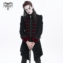 Load image into Gallery viewer, CT249 Gothic jacquard velvet stand collar coat
