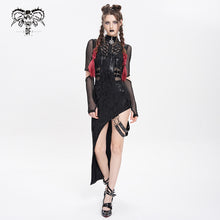 Load image into Gallery viewer, SKT237 Snake print vinyl knit punk dress
