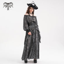 Load image into Gallery viewer, TT27701 Halter neck off shoulder long sleeve loose T-shirt
