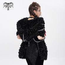 Load image into Gallery viewer, CA052 Punk curly hooded cape

