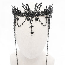 Load image into Gallery viewer, AS222 Tassel eyebrow pendant Gothic crown

