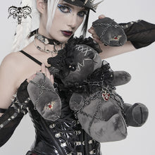 Load image into Gallery viewer, AS279 Punk-Style Plush Rabbit Doll

