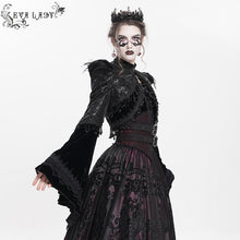 Load image into Gallery viewer, ECT024 Gothic snakeskin short shawl coat
