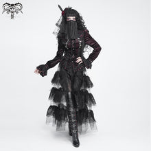 Load image into Gallery viewer, MK057 Gothic beaded tassel face mask

