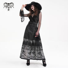 Load image into Gallery viewer, SKT212 chinese traditional culture women Gothic style horse face skirt
