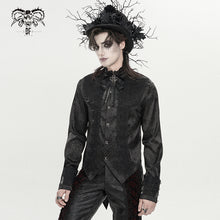 Load image into Gallery viewer, SHT15801 Gothic-Style Long-Sleeve Shirt with Branch Pattern
