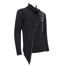 Load image into Gallery viewer, TT285 Knitted laminated high collar long sleeve T-shirt
