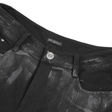 Load image into Gallery viewer, PT285 Punk trousers with hand-painted coffin-shaped thighs
