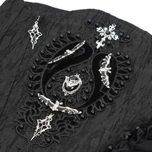 Load image into Gallery viewer, ECST011 Side Skirt Peplum Gothic Corset
