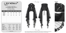 Load image into Gallery viewer, ECST011 Side Skirt Peplum Gothic Corset
