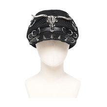 Load image into Gallery viewer, AS275 Distressed Mesh Flat-Brimmed Octagonal Cap
