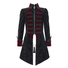 Load image into Gallery viewer, CT249 Gothic jacquard velvet stand collar coat
