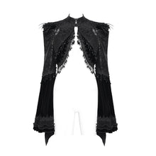 Load image into Gallery viewer, ECT024 Gothic snakeskin short shawl coat
