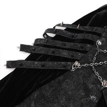 Load image into Gallery viewer, SKT238 Punk Velvet Snake Print Fishtail Long Dress
