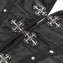Load image into Gallery viewer, SKT231  Punk Skull Mesh Dress
