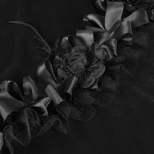 Load image into Gallery viewer, SKT20601 Black Lolita short suspenders dress
