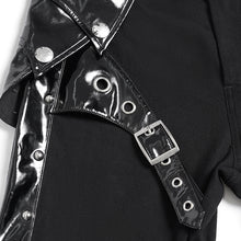 Load image into Gallery viewer, PT274 Punk twill and glazed leather trousers

