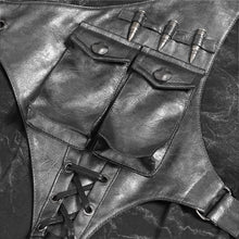 Load image into Gallery viewer, SHT145 Punk two-tone random pattern shirt with 3D pocket
