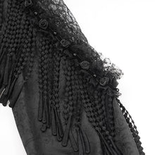 Load image into Gallery viewer, ESHT016 Gothic pattern satin V-neck shirts
