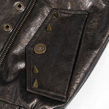 Load image into Gallery viewer, CT285 Punk-Style Faux Leather Short Jacket
