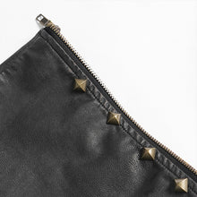 Load image into Gallery viewer, PT301 Punk-style Straight-Leg Faux Leather Trousers (Convertible into Shorts)
