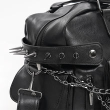 Load image into Gallery viewer, AS207 punk Ghost head spikes decorated handbag crossbody leather bag

