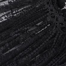 Load image into Gallery viewer, AS204 Gothic flower net tassel long veil

