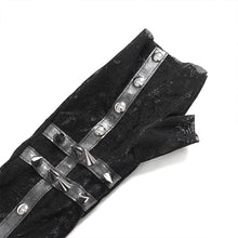 Load image into Gallery viewer, GE045 Flash-Point Mesh Punk Long Gloves
