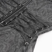 Load image into Gallery viewer, SHT131 Punk Transparent Chiffon Long Sleeve Shirts
